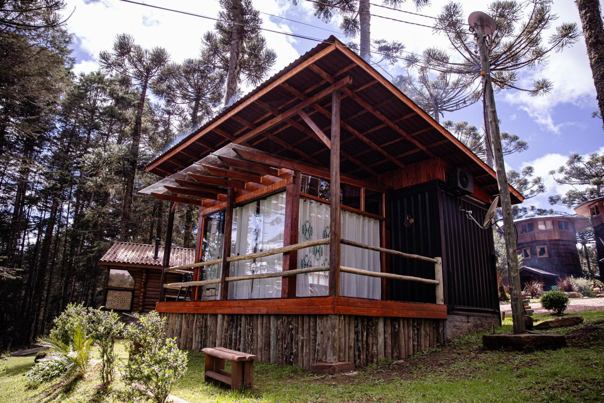 Refugio Do Caracol Pipas E Chales Канела Екстериор снимка